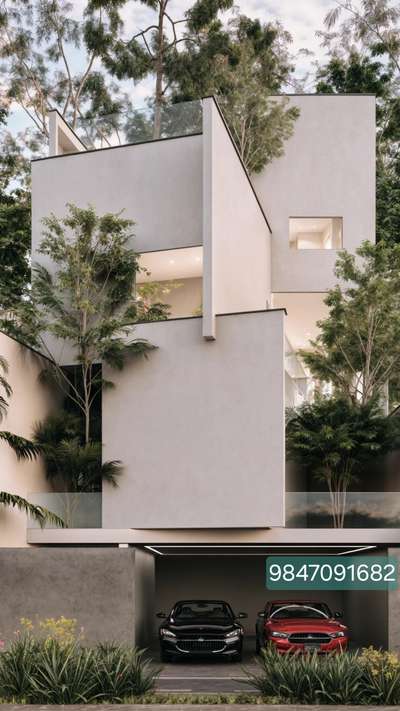 The Draftory 
Residence Cum Office Design #modernminimalism  #officebuilding  #ProposedResidential