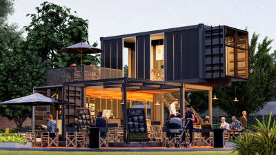CONTAINER CAFE DESIGN

 #container  #cafedesign  #cafè  #moderndesign  #modernarchitect  #color  #modernelevation