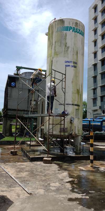 oxigen plant pu spray painting in Aster medicity