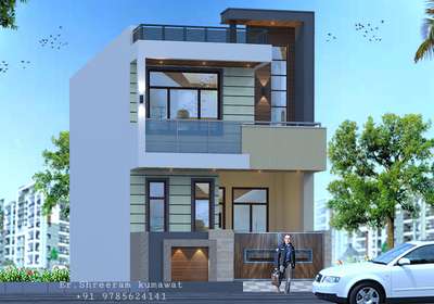 #modernhome #modernarchitect #modern house design #40LakhHouse #HouseDesigns #SmallHomePlans #trendingdesign #frontelivation #2floorhousededign #newhomesdesign