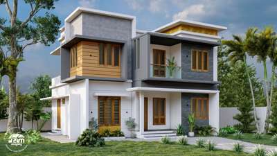 Contemporary House design.
 #dreamdesigning  #exteriorview  #InteriorDesigner  #Architect