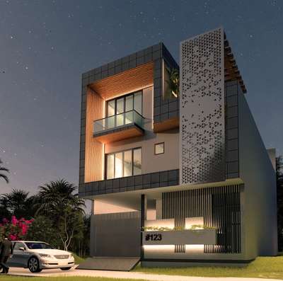 #Mordern #ContemporaryHouse #3DPlans #HouseDesigns #ElevationDesign