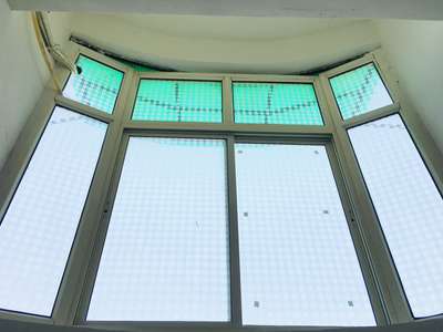 aluminum balcony covered and upvc window