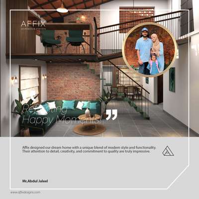 Reflecting happy moments #Architect  #architecturekerala  #testimonicustomer