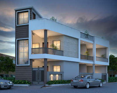 residential duplex house