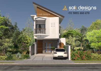 "Sculpting the Modern Horizon"
📐 Thinking Big on Just 4 Cents. 📐✨ 
Redefining urban premium living on small plots 🏠

2050 sqft in 4 cents, plot width is just 5 meters.

Who says a compact plot limits your vision? We’ve turned spatial constraints into a design opportunity. By combining stone textures with sleek white finishes, this home feels expansive and airy despite its narrow footprint. It’s not about how much land you have; it’s about how you use it.

There’s beauty in the balance of sharp angles and soft curves. This design features a striking mono-pitch roof paired with a cantilevered balcony.

This modern masterpiece features:

✅ Cantilevered architecture for maximum floor area.

✅ Integrated greenery for a breathable facade.

✅ A signature roofline that stands out in any neighborhood.

#ModernArchitecture #HomeDesign #compactluxury #dreamhome #urbanarchitecture #smallplotdesigns #smallplotbigideas #smallplothomes #bestarchitectinkerala #ultramoderndesign #bestarchitecture