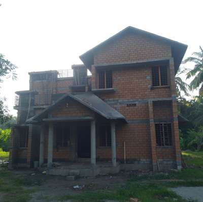 kishore palakkad house order 2400sqfeet . interlock mud brick