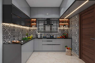 #InteriorDesigner  #KitchenIdeas  #LShapeKitchen