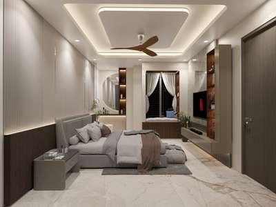 luxury bedroom design ✨ 
#vrayrender #Vray #sketchup
#InteriorDesigner #interiordesigning #3drender #MasterBedroom #moderndesign