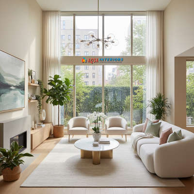 Large size window new living room design  #FalseCeiling  #Architectural&Interior  #LivingroomDesigns