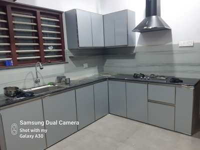 modular kitchen  silver work, aluminium  fabrication