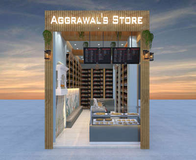 Interior project of Bakery & General store.