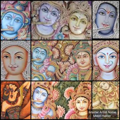 Relief Art Order Work All Figure Work Different Colour Combination Call Now 96509 03937 📞