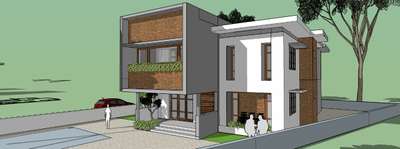#architecturedesigns  #HouseConstruction  #WestFacingPlan  #3d   #sketup3d