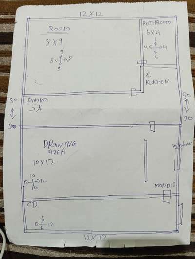 Need Home Design for 12 by 30ft plot