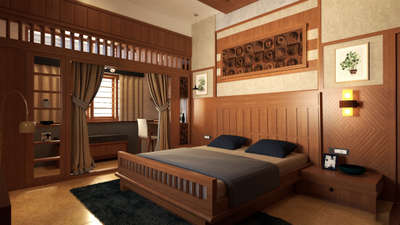 Interior design proposal for a luxury home in Idukki
Traditional+ Modern 
#MasterBedroom  #BedroomDecor  #woodenbedroom  #cozybedroom #LivingroomDesigns #modernlivingroom