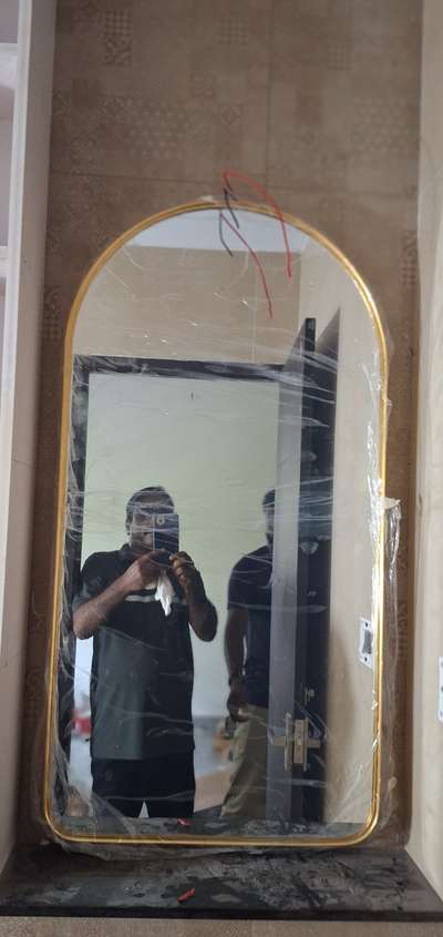 back lighted pvd framed mirror with touch switch,Site Thenjippalam,kozhikkode