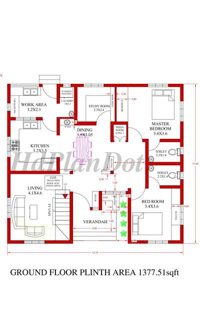 Discover the beauty of compact living! 🏠✨ Our latest house plan under 1500 sqft is designed for modern comfort and style. 
 #1500sqftHouse  #houseplan  #houseplanbelow1500sqft
 #housefloorplans  #2DPlans  #2dplan  #beautifullhouses  #besthouseplan  #besthouseplanning