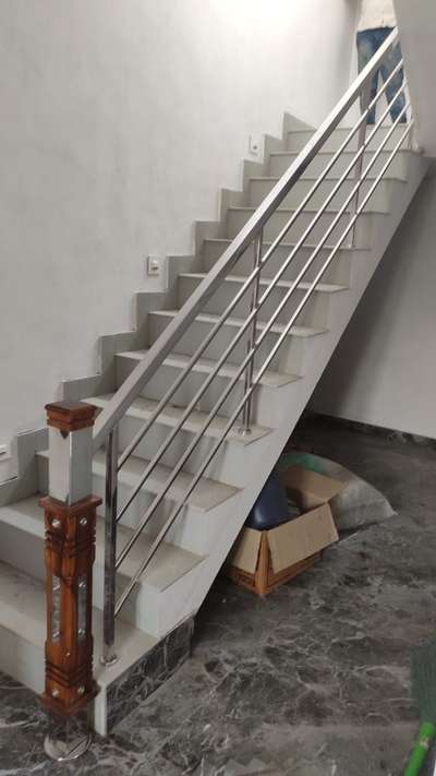 ss Hand RAILING work stair #StaircaseDesigns  #Palakkad