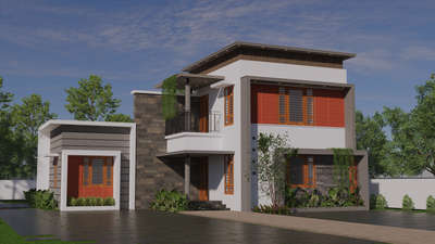 1500sqft renovated house elevation design.
.

 #keralahomeplans #HouseRenovation #keralastyle #modernhome #alokabuilders #eranirudhkp #wallcladding #showwall #stonewall
