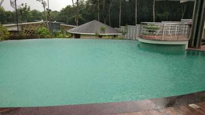 infinity pool of 2000sqft by Genesis Swimming Pool. prj @ Cheriyakolla Trivandrum.