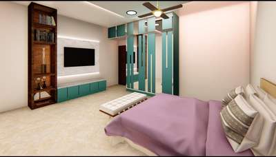 #BedroomDecor  #WardrobeIdeas  #tvunits  #FalseCeiling  #3d render