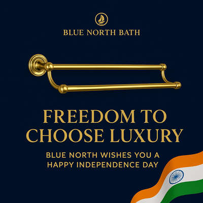 🇮🇳 സ്വാതന്ത്ര്യ ദിനാശംസകൾ 🇮🇳
From Blue North Bath Accessories, we salute the spirit of freedom, unity, and pride that makes our nation shine.
✨ Let every home reflect the elegance of our heritage and the strength of our dreams.

Luxury That Reflects You.
#BlueNorth #IndependenceDay #LuxuryBathAccessories #ProudToBeIndian #FreedomInStyle
