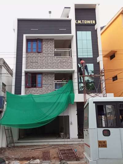 final  stage..  3story commercial & residential building from #kaniyapuram