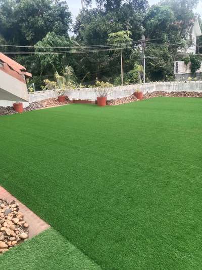 new work artificial grass attingal