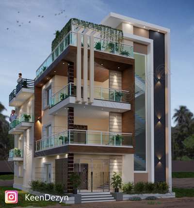 modern elevation design, modelled and rendered for one of engineer's client.
 #modernelevation #ElevationDesign #bhopal