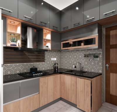 #ModularKitchen  #MovableWardrobe #GypsumCeiling #WindowBlinds 
 #InteriorDesigner #multiwood #marineplywood
   #1300sqft