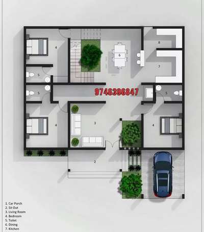 #FloorPlans  #Architect  #architecturedesigns  #KeralaStyleHouse