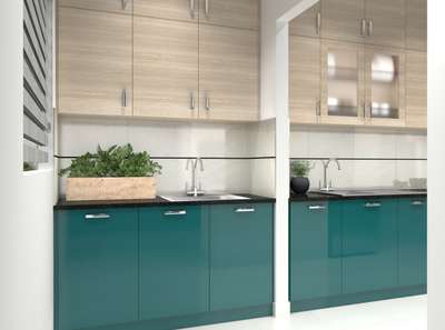 A fresh and peaceful color combination for the kitchen....

#kitchen #kitchencolor #tealandwood #tealcolor #Greenkitchens #greenkichen #kerala #modularkitchen #wood #WoodenKitchen #woodendesign #pinewood #creators #kolocreators  #kolo #koloapp #kolokerala #kolokitchen