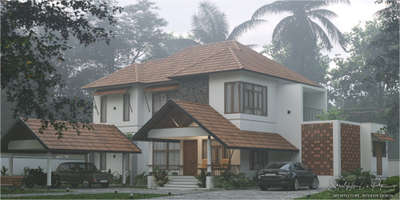 #Architectural&Interior  #Architect  #architecturedesigns  #architecturekerala  #tropicalhouse  #HouseConstruction  #KeralaStyleHouse  #TraditionalHouse