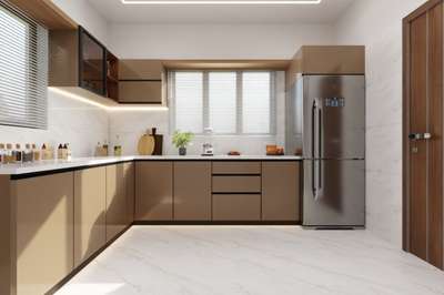 modular kitchen work..
.
.
.
 #InteriorDesigner #KitchenInterior #koloapp #KeralaStyleHouse #Contractor #BestBuildersInKerala