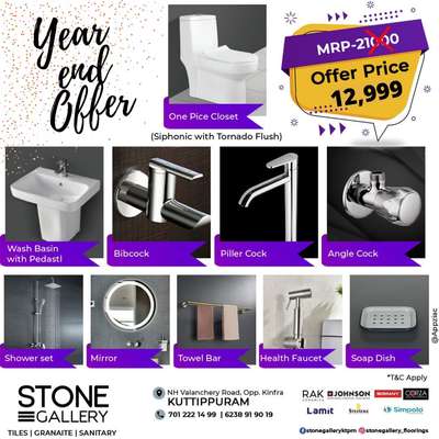Bathroom Set Combo Offer
with Syphonic Tornado Flushing Suite.

Branded Collections.

for More Details
contact- 7012221499

#BRANDED_MATERIALS #offerprice #BathroomFittings #closets