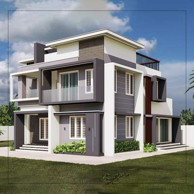 Elevation design for our client at Vattiyoorkaavu, Trivandrum - Box Type

 #ElevationHome  #exterior_Work