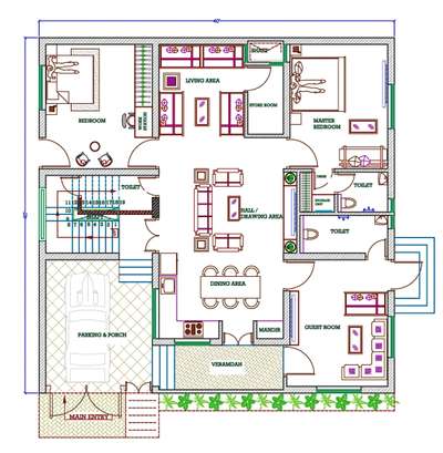 #HouseDesigns #houseplan 
#3delevation🏠 #3d 
 #nakshadesign  #architecturedesigns 
 #