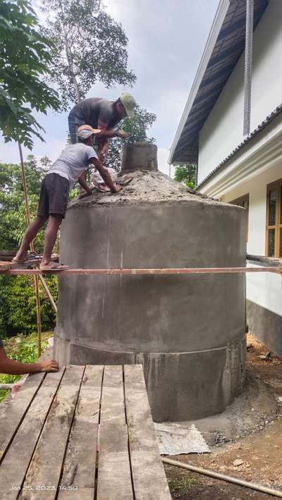Towards complection... Rain  Water Harvesting  Tanks....... Low cost.... durable.......... Easy to install