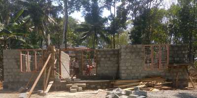 Ongoing work of a residential building at Mallappally, Pathanamthitta.