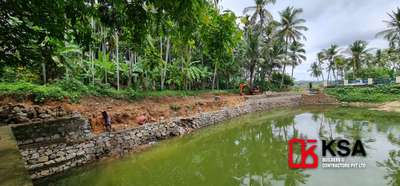 Govt: Project - Rennovation Pond  Kunnamkulam
 #pondscaping #projectmanagement #rubble