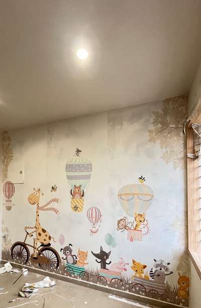 customized wallpaper installation 
 #LivingRoomWallPaper  #WallDecors  #BedroomDesigns  #kidsroomdesign  #kids  #KidsRoom  # #CustomizedWardrobe  #HomeDecor