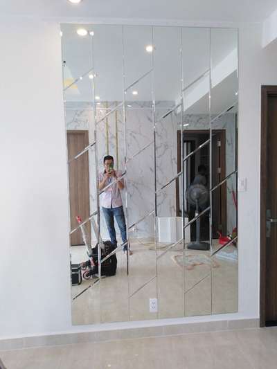 wall paneling  #mirrorwall 
#looking  #HomeDecor