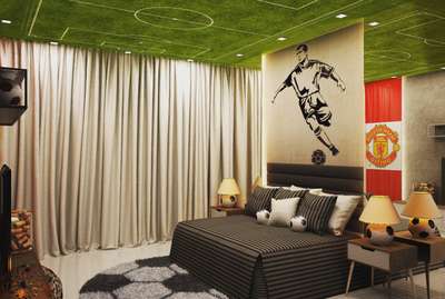 a football lover kids bedroom# noida extension#aesthtics