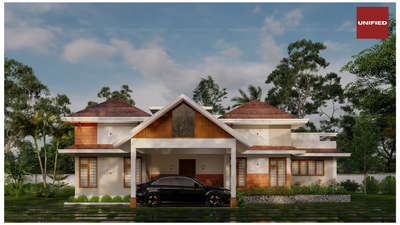 Beautiful Exterior render done by Team Unified Architects