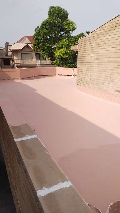 peach colour me  chat ki waterproofing