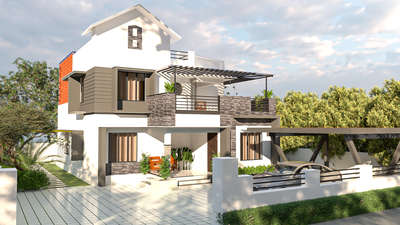 Home design Exterior renovation 

 #exterior_ #3D_ELEVATION #rendering