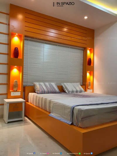 A normal pu paint finish bedroom interio