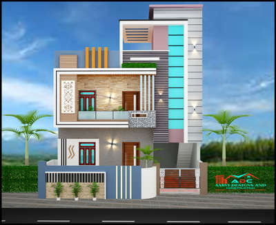 Proposed residence for Mr. Rakesh kumar ,
Khatushyamji sikar
Design by Aarvi Architects 
Con: 6378129002, 7689843434