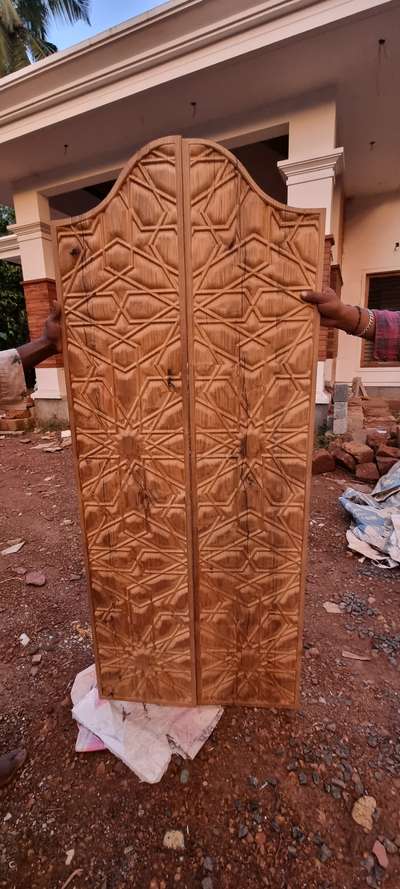 3d cnc front door design